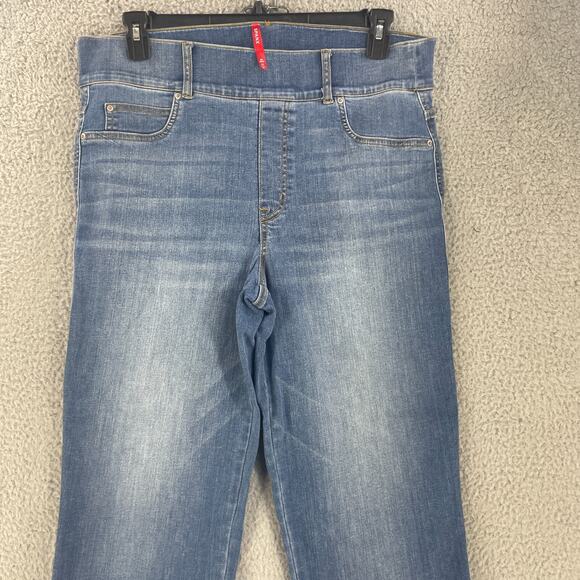 Spanx Womens Jeans Sz 1X (36 ) Pants Stretch Tummy shapewear Straight High Rise - Picture 11 of 13